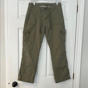 L.L. Bean Women's Olive lined Cargo Pants